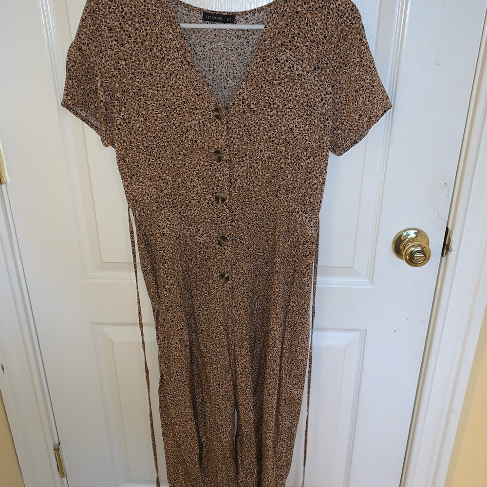 Leopard print Romper